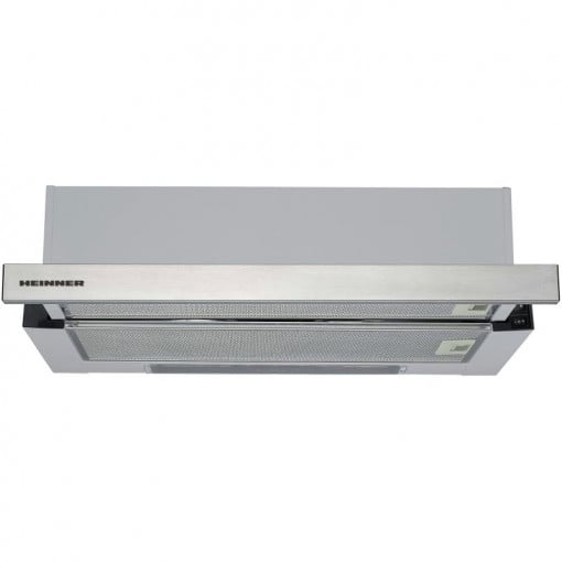 Hota telescopica Heinner HTCH-440FS, 60 cm, Putere maxima de absorbtie 325m3/h, 65W, Inox - Img 2