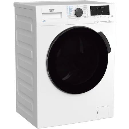 Masina de spalat rufe cu uscator Beko HTE7616X0, Spalare 7 kg, Uscare 4 kg, 1200 rpm, Clasa D, HomeWhiz, SteamCure, Motor ProSmart Inverter, Silent-Tech, Alb - Img 3