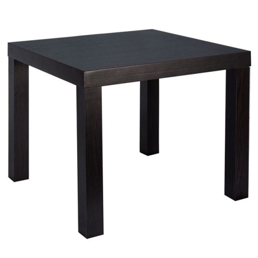 Masuta decorativa din MDF. dimensiune 45 x 45 x 45 cm, greutate maxima 20 kg, Neagra - Img 1