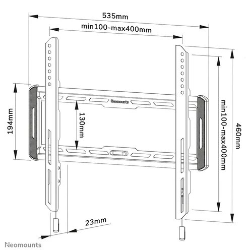 NM Screen TV Wall Mount Fix 32&quot;-65&quot; - Img 3