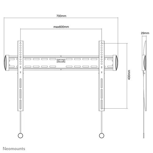 NM Select TV Wall Mount Fix 37&quot;-75&quot; - Img 3