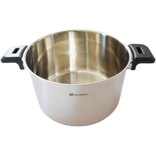 Oala din inox cu capac Schmitter Premium, inductie, 24x14 cm, 6 L - Img 2