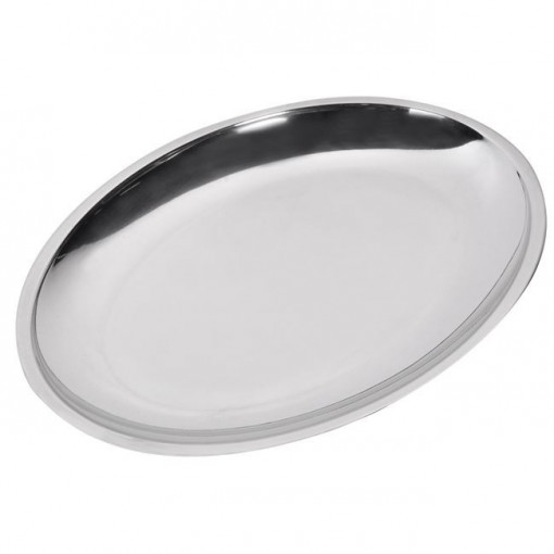 Platou servire metalic, oval, 40 cm - Img 1