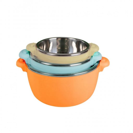 Set 3 caserole termice Cooking by Heinner, Nova, 2 - 4 - 6 L, Orange - Img 3