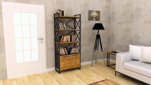 BIBLIOTECA KIT-SAV 180X80X35 CM