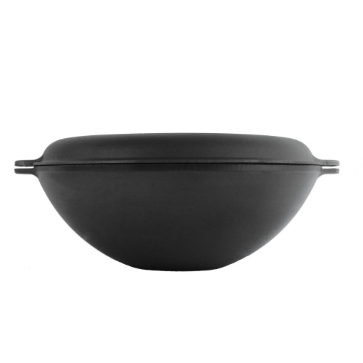 Ceaun fonta wok 8 L cu capac tigaie, 36×11.5 cm - Img 4