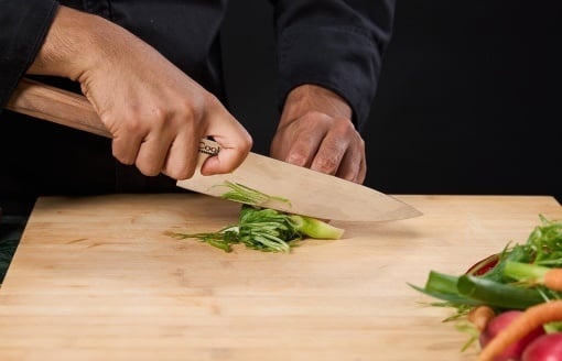 Cutitul bucatarului profesional, lungime lama 20 cm, lungime totala 34 cm, by chef Rikito Watanabe - Img 2