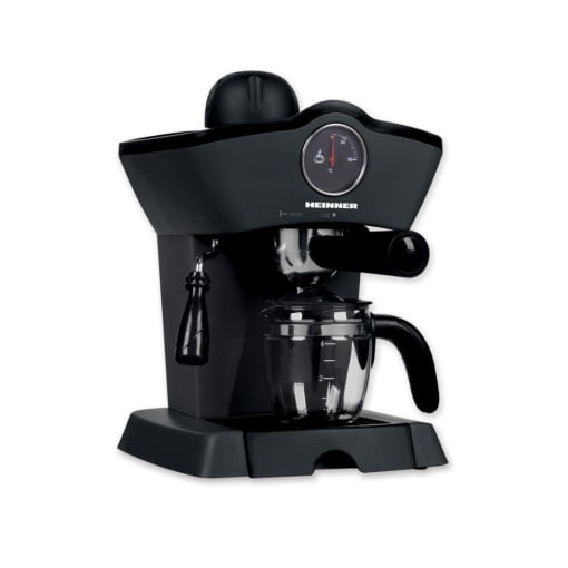 Espressor manual Heinner Retro Effect HEM-200BK, 800 W, 0.24 L, 3.5 bar - Img 1