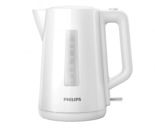 Fierbator Philips HD9318/00, 1.7 l, capac cu resort, plastic, indicator luminos, Alb - Img 1