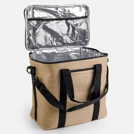 Geamta termica pentru plaja din paie, dimensiune 37x22x36 cm, capacitate 29 l  - Img 2