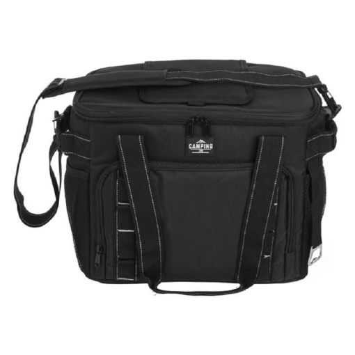 Geanta izoterma neagra, dimensiune 33x23x28 cm, capacitate 21 l - Img 3