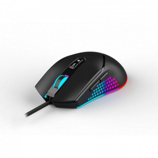 Mouse gaming Serioux Yden, 10000 DPI, 8 butoane, RGB - Img 6