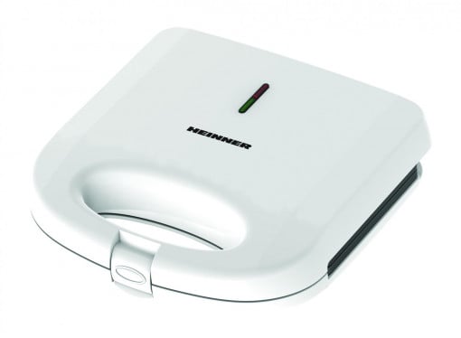 Sandwich maker HEINNER SWAN SM-K750FGWH, 750w, capacitate 2 sandwich-uri, placi antiadezive fixe tip grill, alb - Img 3