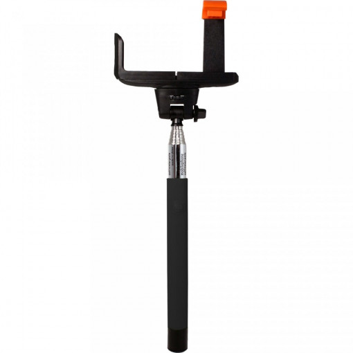 Selfie stick Serioux SRXA-Z07-5BLT cu Bluetooth, autonomie acumulator 100h, dimensiune ajustabila, Negru