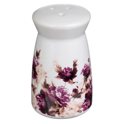 Solnita ceramica pentru piper cu imprimeu floral, dimensiune 4.7x5 cm, capacitate 60 ml - Img 3