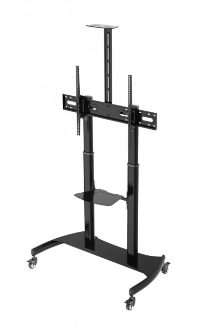 Stand TV mobil Serioux TV610TW, tip reglabil, raft, 60&quot;-100&quot;, 100kg - Img 5