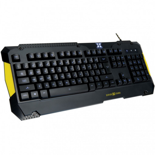 Tastatura gaming X by Serioux X-KB-EDANA, taste iluminate 4 culori, functii Multimedia - Img 2