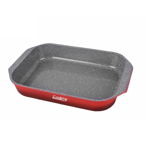 Tava inalta aluminiu cu acoperire ceramica, 39.5x26 cm, Red Line