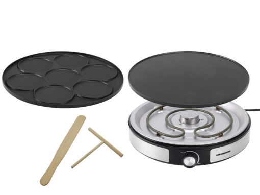 Aparat de fact clatite 2 in 1, HEINNER HCPM-F15RVSS, 1500W, placa reversibila 33 cm - Img 4