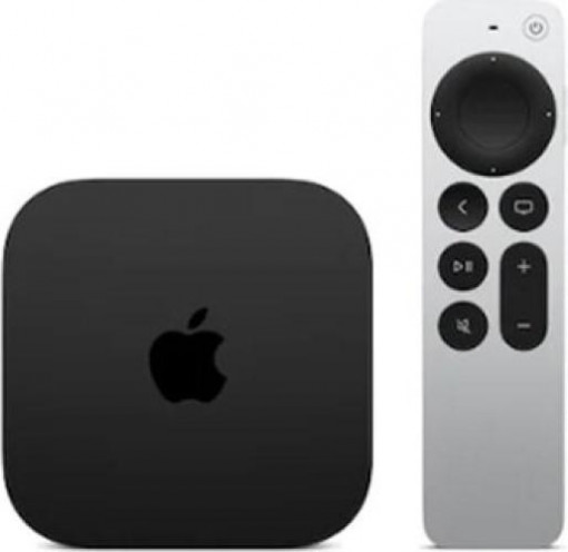 Apple TV, Apple, 4K, Wi-Fi, 64 GB de stocare (2022), Negru/Gri