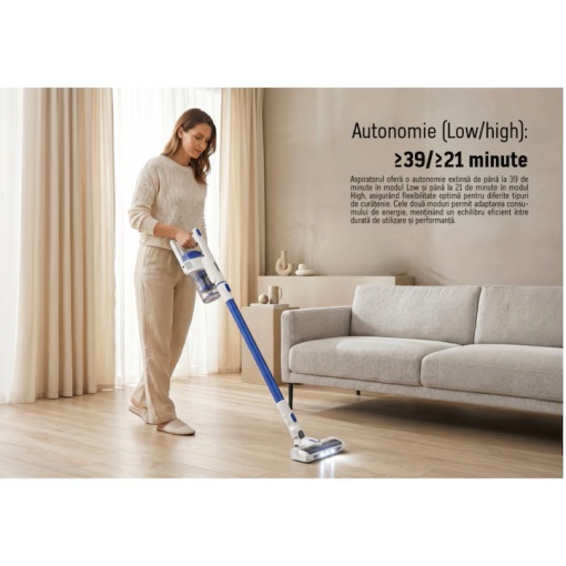Aspirator vertical Heinner FastClean 140 HSVC-PDC140BL, Utilizare dubla: aspirare de mana sau verticala - Img 5