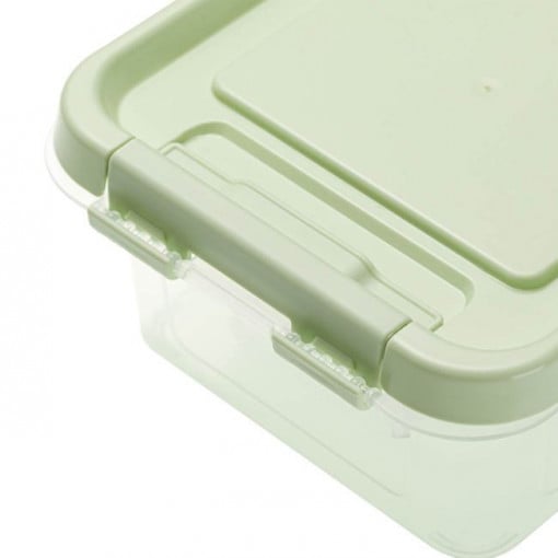 Caserola din plastic pentru alimente, dimensiune 11.7x14x5.8 cm, capacitate 500 ml - Img 2