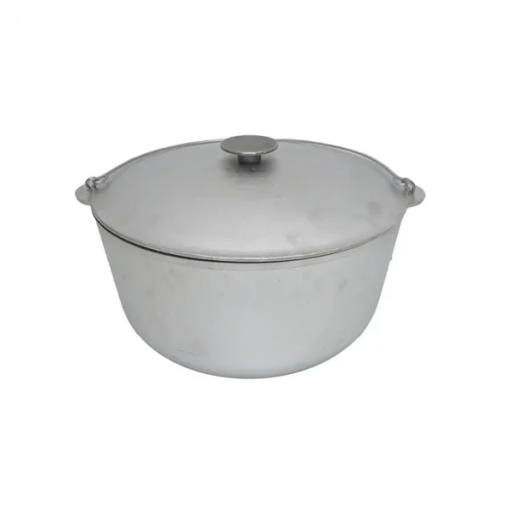 Ceaun cu capac si toarta din aluminiu, capacitate 25 l - Img 2