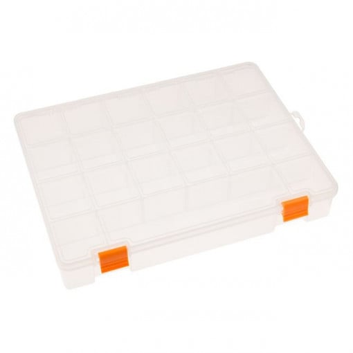 Cutie organizator din plastic, 21 compartimente, dimensiune 32.5x24.5x5 cm - Img 2