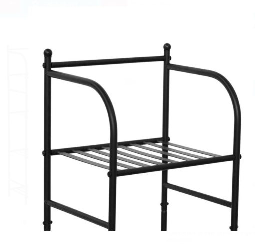 Etajera metalica cu 4 rafturi, dimensiune 33.5 x 27.5 x 116 cm - Img 3