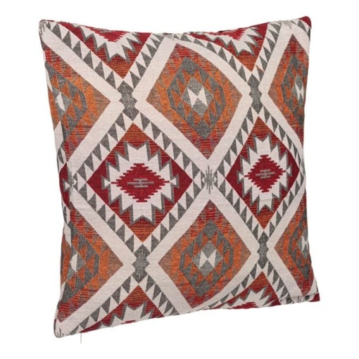 Fata de perna decoratva cu doua fete, dimensiune 50 x 50 cm, model Aztec