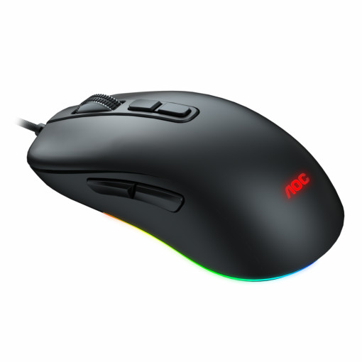 Mouse AOC GM300B, USB, 6200DPI, negru - Img 2