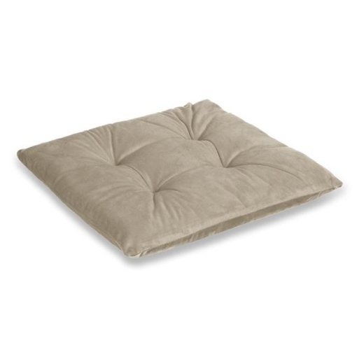 Perna velvet decorativa pentru scaun, dimensiune 38 x 38 cm, Bej - Img 3