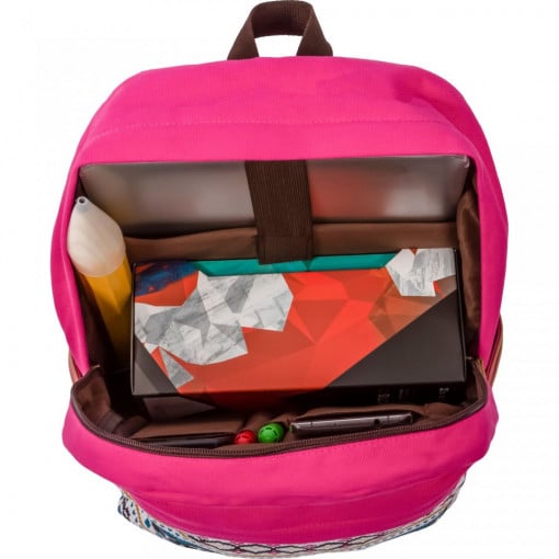 Rucsac notebook Serioux 15.6 inch, compartimentat, bretele ajustabile, Multicolor - Img 7