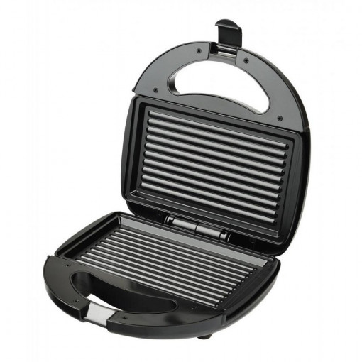 Sandwich maker, Heinner SM-K750-BKRX, 750 W, Plita grill fixa cu invelis antiaderent, indicator luminos - Img 2