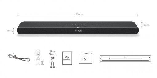 Soundbar TCL TS8111, 260w, 2.1 canale, Difuzor central + subwoofer, Negru - Img 4