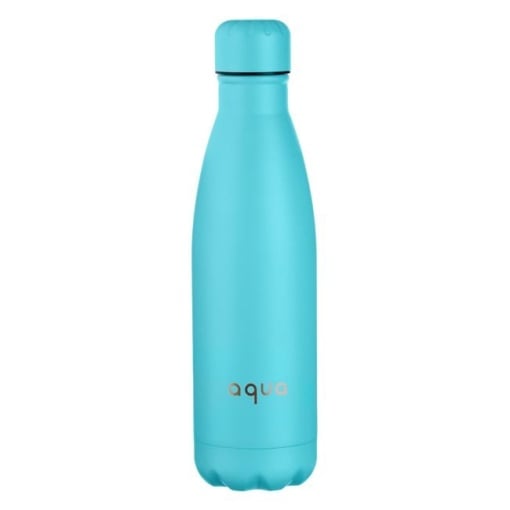 Sticla termos din otel inoxidabil, dimensiune 7x26 cm, capacitate 500 ml, Bleu - Img 1