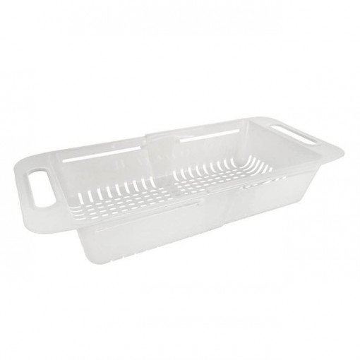 Strecuratoare extensibila din plastic pentru chiuveta, lungime maxima 44 cm - Img 2