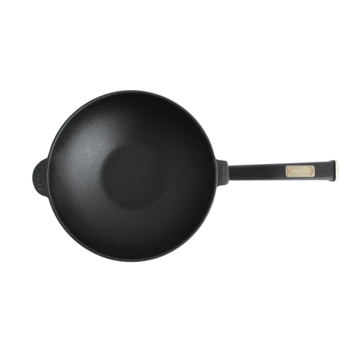 Tigaie wok fonta cu capac, 26×11 cm, 2.8 L - Img 5