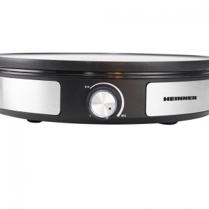 Aparat de fact clatite 2 in 1, HEINNER HCPM-F15RVSS, 1500W, placa reversibila 33 cm - Img 2