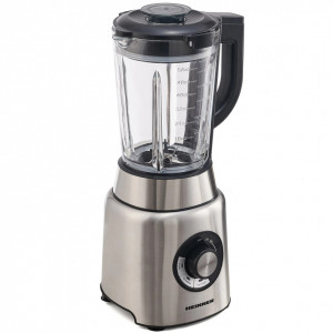 Blender Heinner HBL-1200XMC, 1200 W, 20.000 rpm, 6 lame, zdrobire gheata, Inox - Img 2