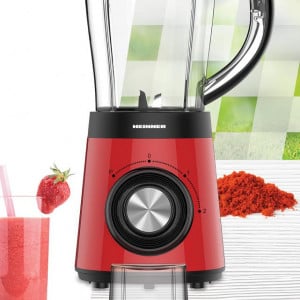 Blender Heinner RedPower HBL-500RRD, 500W, 2 viteze + Pulse, capacitate recipient 1.5l, rasnita inclusa, Rosu - Img 3