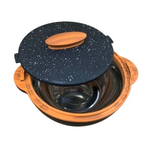 Caserola termica cu capac, capacitate 1.6 L, pereti dublati din inox, Multicolor - Img 2