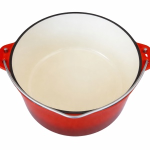 Ceaun din fonta emailata, 49x23 cm, Capacitate 22 L, Cooking by Heinner - Img 2