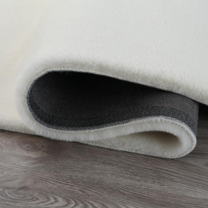 Covor shaggy soft blanita 70 x 140 cm, Alb FRUG140-WHT - Img 3