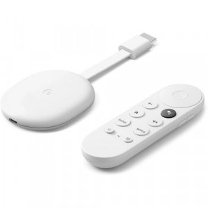 Google Chromecast Google TV, HD, HDMI, Bluetooth, Wi-Fi, Telecomanda comenzi vocale, Alb - Img 4