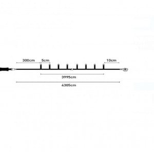 Instalatie de Lumini cu 800 de becuri LED Multicolor Extensibila 43.05m - Img 3