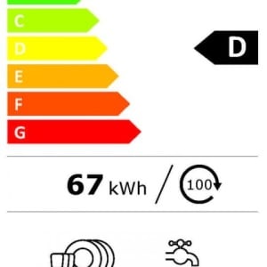 Masina de spalat vase incorporabila Heinner HDW-BIM45710AD+++, 10 seturi, clasa energetica D - Img 2