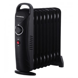 Mini Calorifer electric cu ulei HAUSBERG HB-8945, o singura treapta de incalzire, 1000-1200 W, 9 elementi