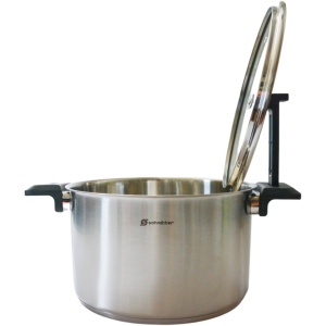 Oala din inox cu capac Schmitter Premium, inductie, 26x16 cm, 8 L - Img 6