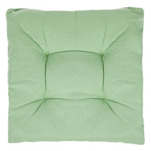 Perna decorativa pentru scaun, doua fete, dimensiune 40x40x5 cm, Verde Menta - Img 2